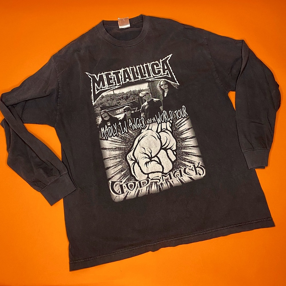 Vintage Metallica World Tour long sleeve Tee